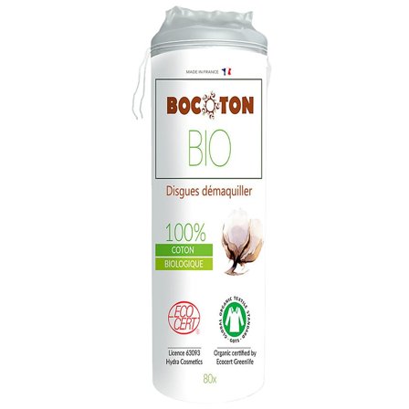 Bocoton Vatrondeller Ø 80 stk., Skincare, Vat & Vatpinde, Vatrondeller