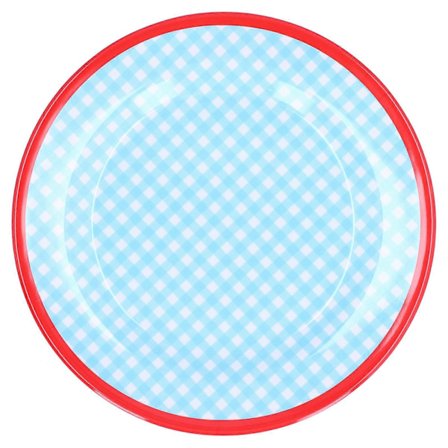 9in Imitation Porcelæn Middag Dekorativ Genanvendelig Snack Tallerken Letvægts Service til Kager Frugt SMK