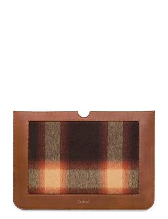 Rodebjer Chiara Plaid Bags Card Holders & Wallets Card Holder Brun RODEBJER