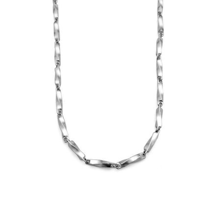 18K gold-plated or stainless steel chain "melon seed" shaped chain