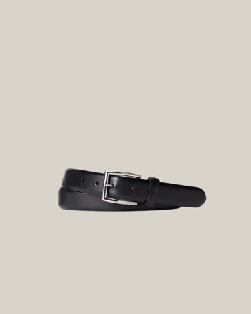 Polo Ralph Lauren Leather Belt Czarny Paski Chłopiec - Kids Brand Store