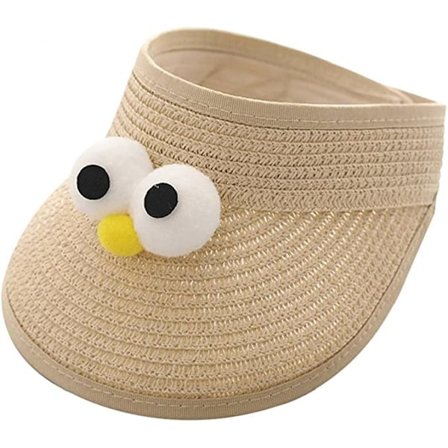 Barnas store stråhatt (off white, justerbar 44-50cm),