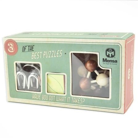 3-i-1 Mensa IQ-puslespill - Tankespill / Hjernegymnastikk