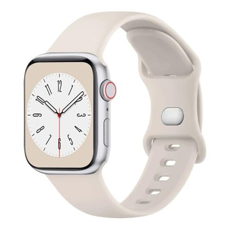 Pehmeä silikoniranneke Apple Watch 8 7 6 5 4 3 SE -rannekkeelle IWatch Ultra 49mm 45mm 41mm 40mm 44mm 38mm 42mm kellolle Star Light