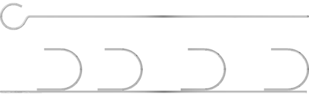 Joma 8110121 Kabelkrok järn Ø10 x 1220 mm, Infästning