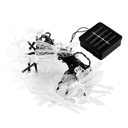 20LED Solcellslampor Strängljus för Juldekoration (Varmvit)