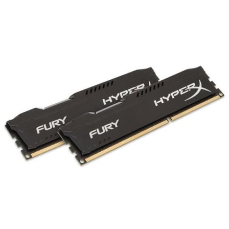 Kingston HyperX Fury DDR3 1866MHz 16GB (2x 8GB) Musta HX318C10FBK2/16 muistitikku