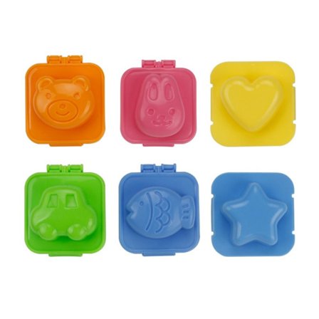 Koka Form Ägg Sushi Mould Fisk Bil Hjärtaform