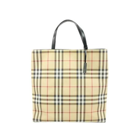 Burberry Vintage, Pre-owned Coated canvas handbags Beige, Dames, Maat:ONE Size
