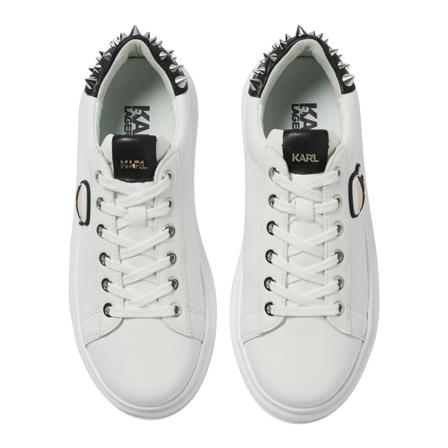 Karl Lagerfeld Ikonik Stud Kapri Sneakers , Wit , Dames , Maat: 40 EU