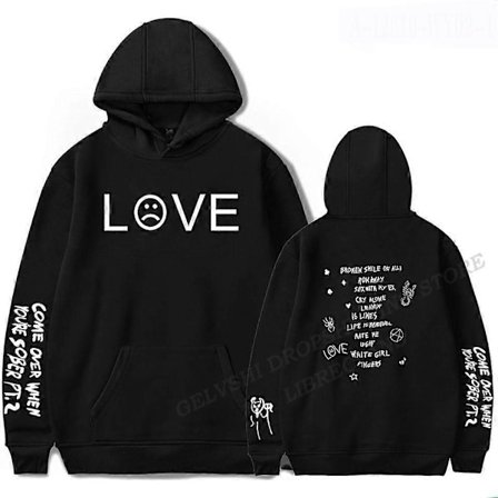 Lil Peep Hettegenser Menn Kvinner Mote Hettegensere Barn Hip Hop Hettegensere Kvinner Sweatshirts Gutt Jakker Rapper Sweatshirts Herreklær Cry Baby 
