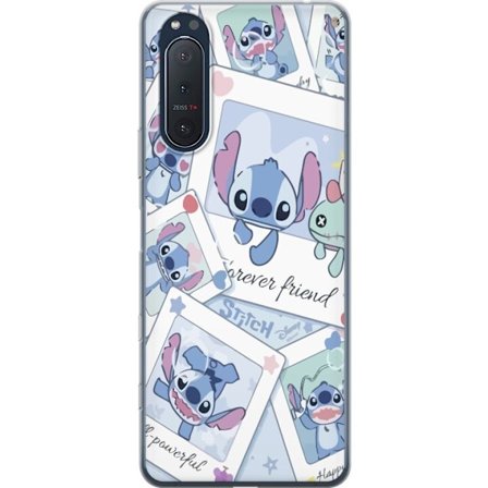 Yhteensopiva Puhelinkuori Sony Xperia 5 II Unelmoivat pilvet vaaleanpunaisina, lila ja sinisen sävyissä, kimaltelevine tähtineen ja pehmeän satumaisen