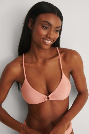 Handpicked x NA-KD Haut triangle recyclé - Bikinis - Rose - X-Large