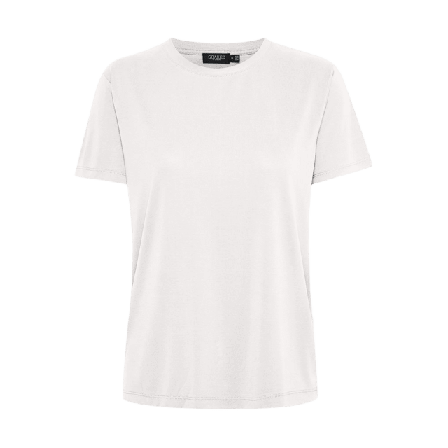 Soaked In Luxury SLColumbine Crew-Neck T-Shirt Överdelar Dam Vit XS