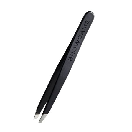 Browgame Cosmetics Signature Tweezer Slanted Soft TouchBlackout, Makeup, Øjenbryn, Pincetter