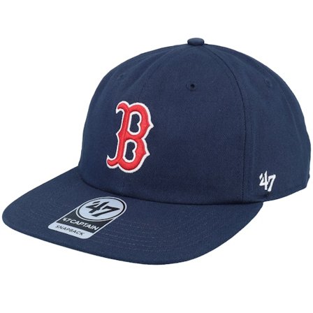 47 Brand - MLB Blu snapback Cappellino - Boston Red Sox MLB 47 Captain RL Navy Snapback @ Hatstore