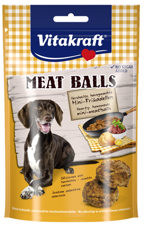 Vitakraft - Kjøttboller 80 g - Hund - Hundegodbiter & tyggebein - Belønningsgodbiter for hund - ZOO.no