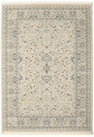 Floral Ziegler Michigan Beige/Green Oeko-Tex Rug