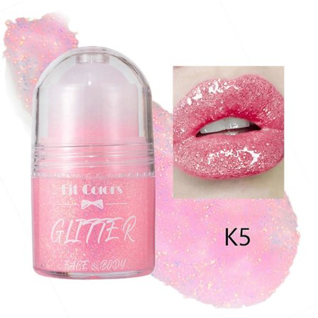 Roll-on Holografisk Kroppsglitter Gel för Kropp Ansikte Hår, Kameleont Färgskiftande Glitter Gel Festival Party Kroppsglitter Shimmer Makeup