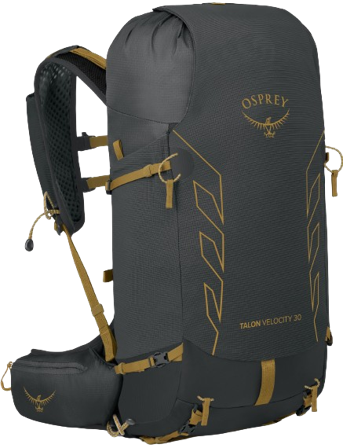 Osprey M's Talon Velocity 30L Dark Charcoal/Tumbleweed Yellow
