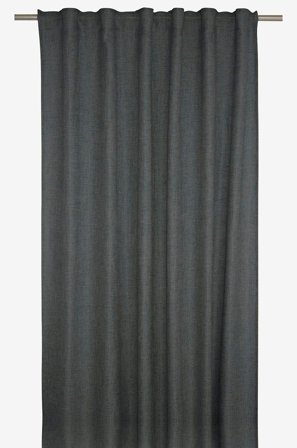 Svanefors - Gardin med multibånd Cicci 2-pak - Grå - Gardinfag med rynkebånd - Fra Homeroom