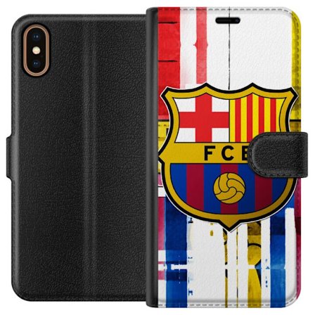 Kompatibel Tegnebogsetui til Apple Apple iPhone X FC Barcelona