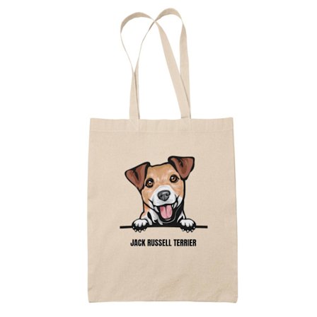 Jack Russell terrier tygkasse hund shopping väska Tote bag