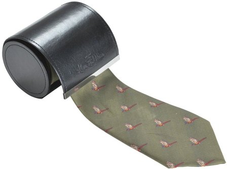 Alan Paine Silk Tie Pheasant Olive