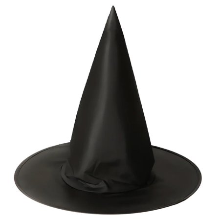 Halloween Häxhatt Svart 38x32cm