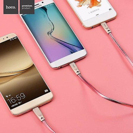 Hoco U9 3-i-1 Jelly Strikket USB 3.0 Type C Micro USB