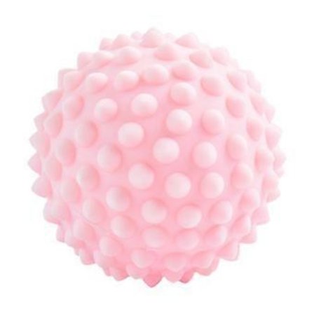 Pigget Massagebold Dybvævsmassagebold, Letvægt, Plantarbold, Multifunktionel, Manuel Pigget Massagerulle til Fødder Nakke (Pink)