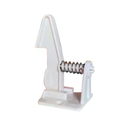 Säkerhetsspärrar för barn, 10-pack osynliga självhäftande barnsäkra lås, fungerar med de flesta skåp och lådor, installationsfri, vit