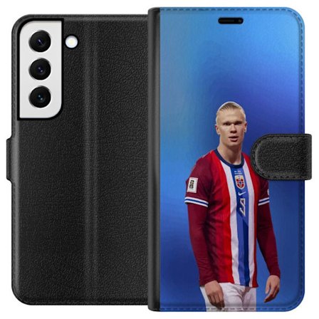 Kompatibelt Lommeboketui til Samsung Samsung Galaxy S22 5G Erling Haaland Manchester City Norge fotball angriper toppspiller utrolig målproduksjon kr