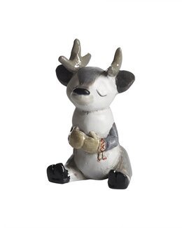 Dekoration Tundra Ren Hvit