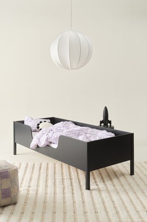 Jotex - Barneseng 90x200 Cm Svart - CAMPO - Kjøp Barnesenger & sprinkelsenger hos Jotex