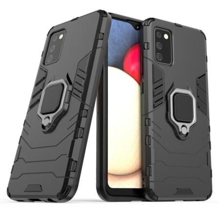 Galaxy A03s Skal Ring Armor - Svart