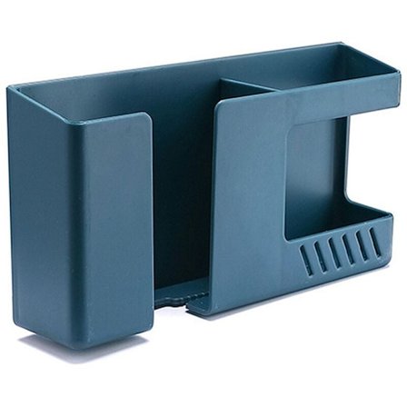 Multifunktionel vægmonteret opbevaringsboks bærbar opbevaringshylde stansning badeværelse opbevaringshylde badeværelse opbevaringshylde -1