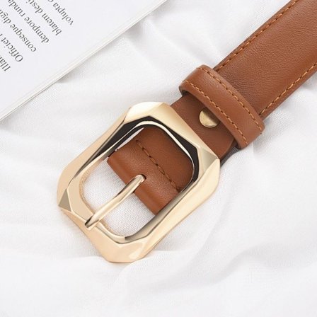 Läder Bältesnål Spänne Midjeband CAMEL
