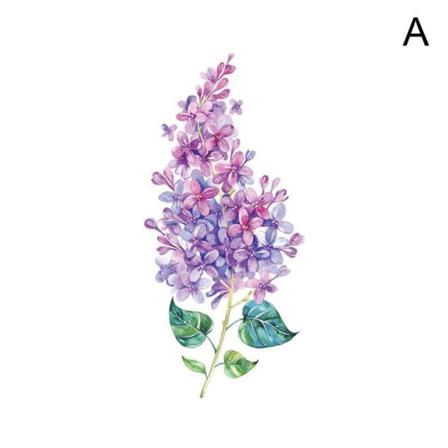 1 St Blomma Engångstatueringsklistermärken T8j2