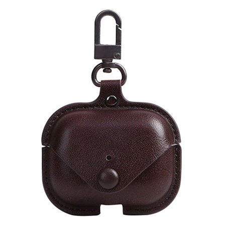 AirPods Pro hållbart läderfodral - Kaffe