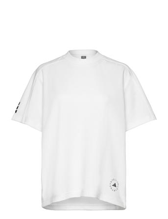 Asmc Logo Tee Sport Women Sport Clothing Sports Tops & T-shirts Sport T-shirts White Adidas By Stella McCartney
