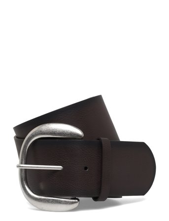 Gina Tricot Large Buckle Belt - Brown - XS/S