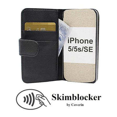 Skimblocker Plånboksfodral iPhone 5/5s/SE