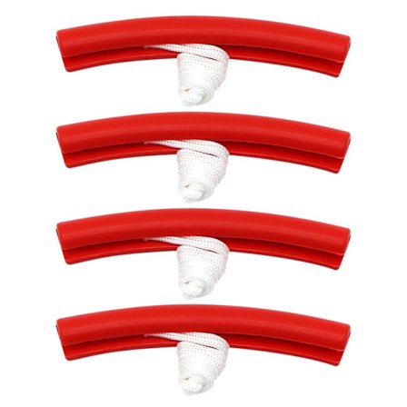 4 stk. Dekkfelgbeskytter Hjul Kantinstallasjon RØD