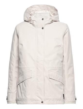 Lake Louise Jacket W Outerwear Sport Jackets Creme Jack Wolfskin