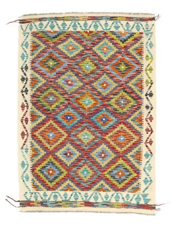 Kilim Afghan Old Style Rug Oriental Brown/Yellow (Wool, Afghanistan)