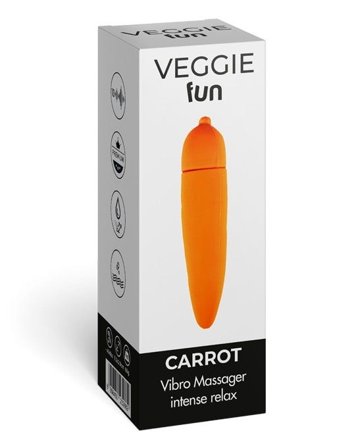 Lr Wonder Company Feminine Vibrating Veggie Fun Carrot 11cm