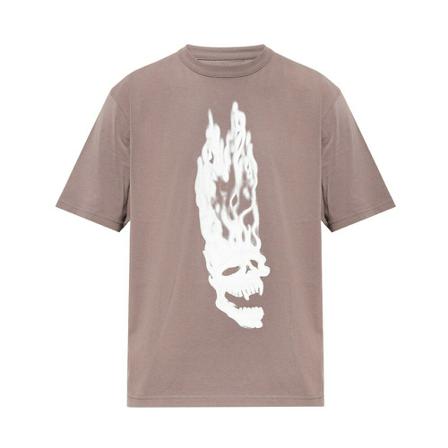 Heron Preston Printed T-shirt Lilla, Herre T-shirts