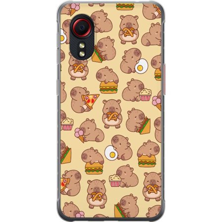 Kompatibelt Mobilskal till Samsung Samsung Galaxy Xcover 5 Kawaii capybara mobilskal med flera söta figurer