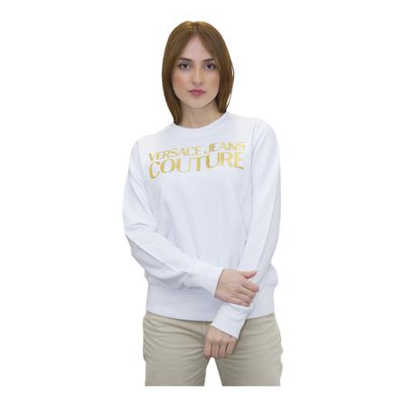 Versace Jeans Couture Sweatshirt With Logo Hvid, Dame